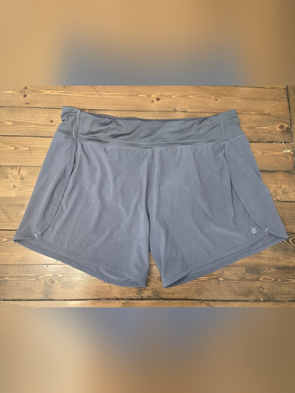 Women’s Free Fly Athletic Stretch Shorts - Slate Gray Size Xxl